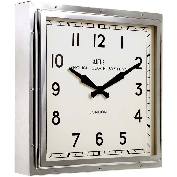 Roger Lascelles Clocks Smiths 41cm Wall Clock & Reviews Wayfair.co.uk